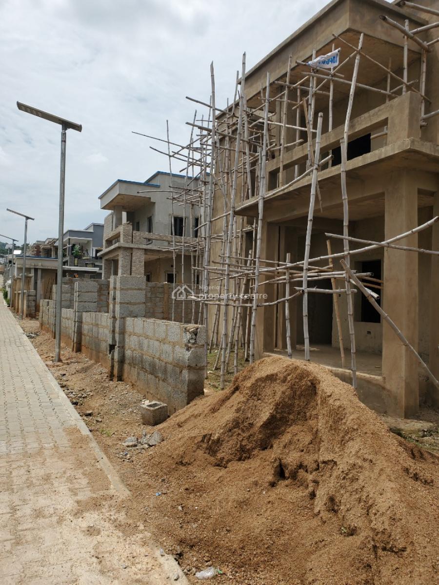 Luxury 5-bedroom Detached Carcass with Bq, Katampe Extension, Katampe, Abuja, Detached Duplex for Sale