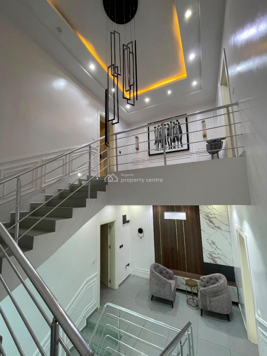 Spacious 4 Bedroom Fully Furnished Waterfront Service Terrace Duplex, Lekki Phase 1, Lekki, Lagos, Terraced Duplex for Rent