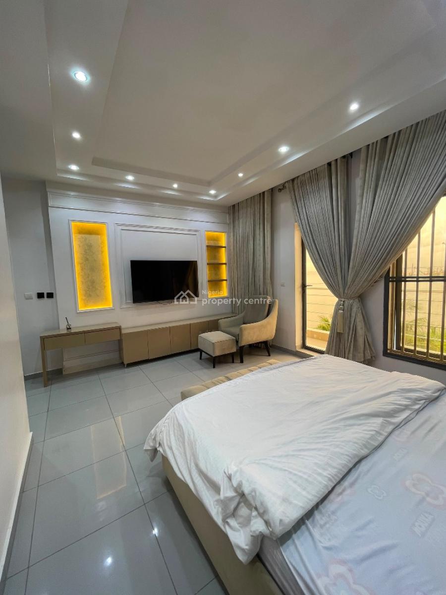 Spacious 4 Bedroom Fully Furnished Waterfront Service Terrace Duplex, Lekki Phase 1, Lekki, Lagos, Terraced Duplex for Rent