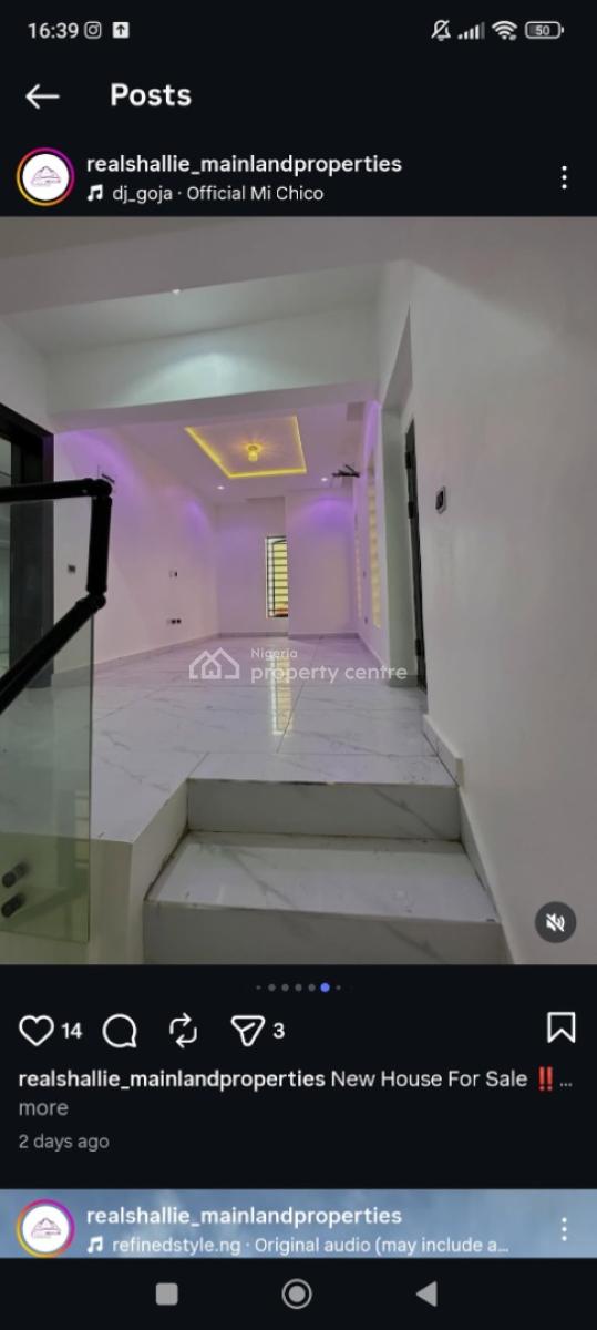 5 Bedrooms Fully Detached Duplex, Swimming Pool & Bq, Gra Phase 1, Magodo, Lagos, Detached Duplex for Sale