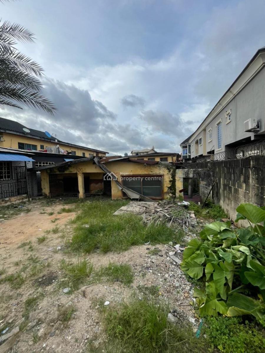 a Dilapidated Bungalow Situated on a Tarred and Easily Accessible Area, Omilani Street, Ijesha, Ijeshatedo, Surulere, Lagos, Residential Land for Sale