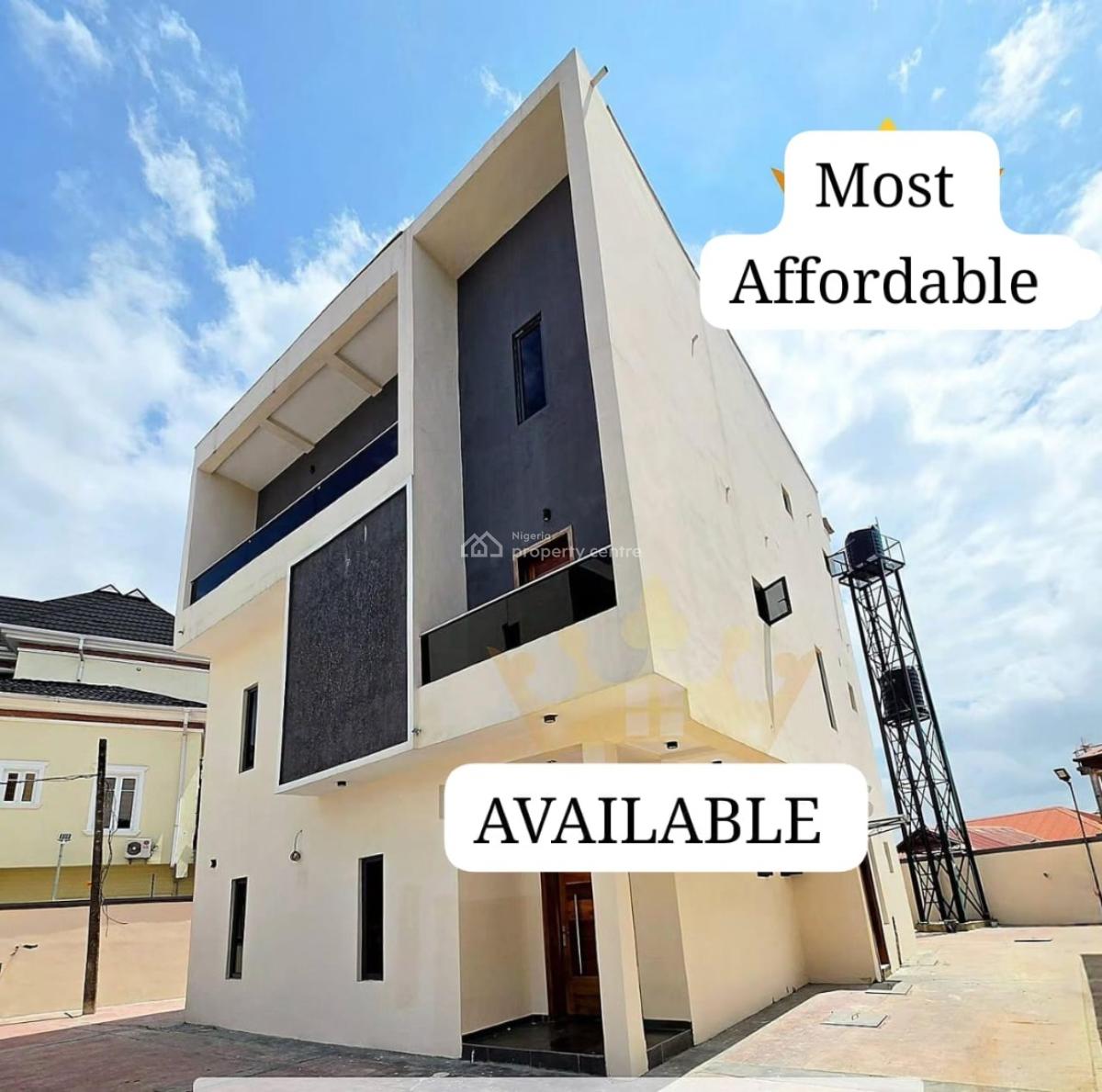 Spacious Detached 4bedroom Duplex ,pool,bq, Big Compound,secure Estate, Chevron Road, Lekki, Lagos, Detached Duplex for Sale
