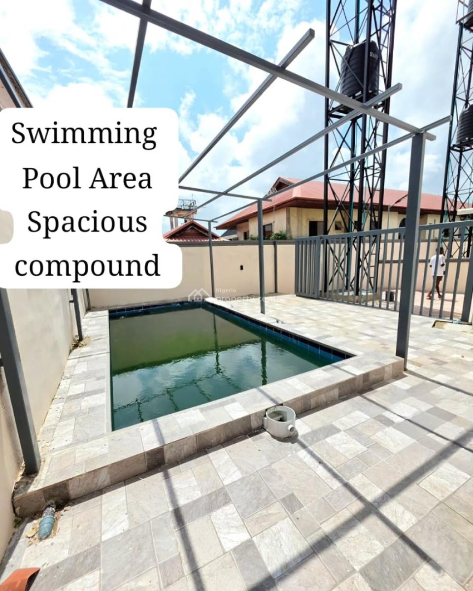 Spacious Detached 4bedroom Duplex ,pool,bq, Big Compound,secure Estate, Chevron Road, Lekki, Lagos, Detached Duplex for Sale