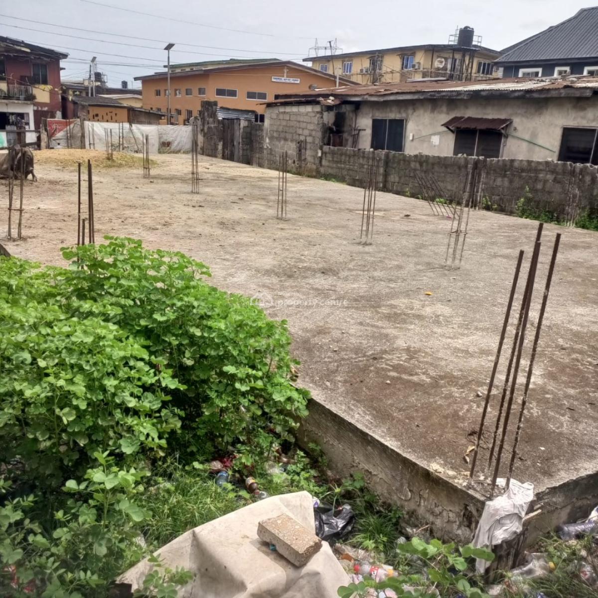 Residential Plot of Land Meaning 50ft By 100 Ft with Foundation, Wosila Street Paiko Aguda, Ijesha, Surulere, Lagos, Residential Land for Sale