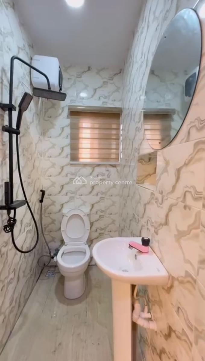 Fully Furnished Self Contain with 24 Hours Light, Bed, Ac, Tv, Wardrob, Pedro, Gbagada, Lagos, Self Contain (single Rooms) for Rent