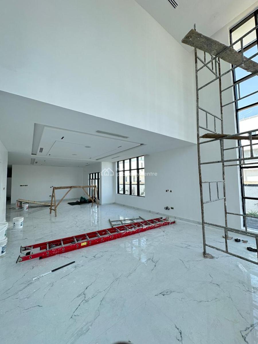 Gigantic Luxury Spacious 7 Bedroom Mansion with Bq, Gym, Cinema, Ikate, Lekki, Lagos, Terraced Duplex for Sale