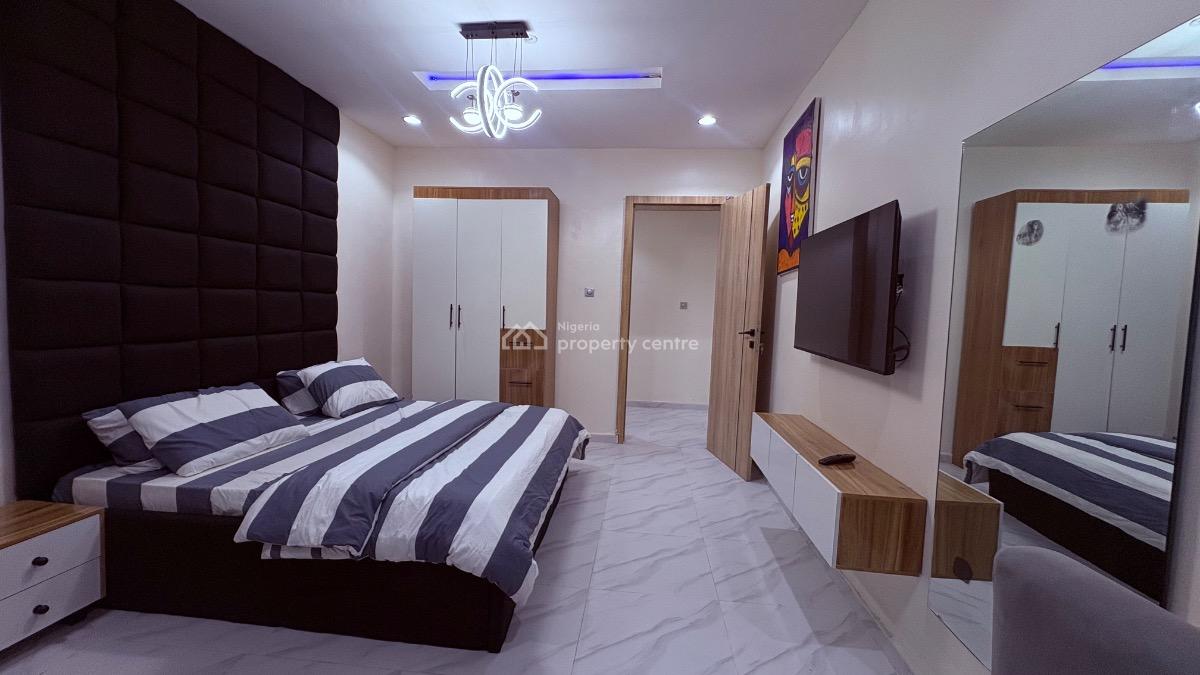 Nice 3 Bedroom Furnished Apartment in a Secured Estate, Gra, Abijo, Lekki, Lagos, Flat / Apartment Short Let