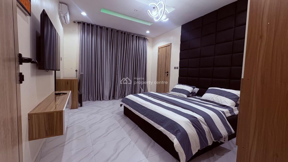 Nice 3 Bedroom Furnished Apartment in a Secured Estate, Gra, Abijo, Lekki, Lagos, Flat / Apartment Short Let