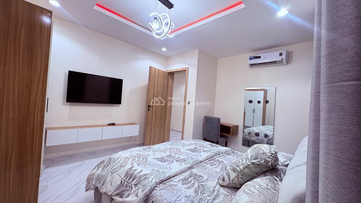 Nice 3 Bedroom Furnished Apartment in a Secured Estate, Gra, Abijo, Lekki, Lagos, Flat / Apartment Short Let