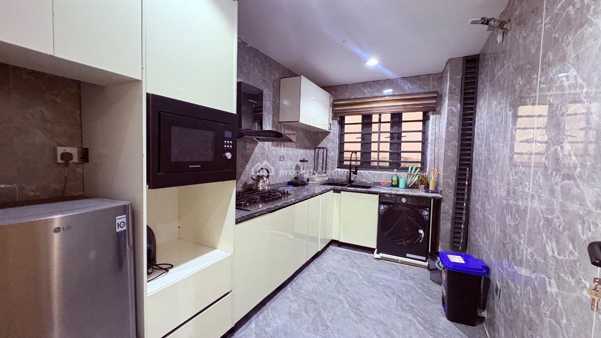 Nice 3 Bedroom Furnished Apartment in a Secured Estate, Gra, Abijo, Lekki, Lagos, Flat / Apartment Short Let