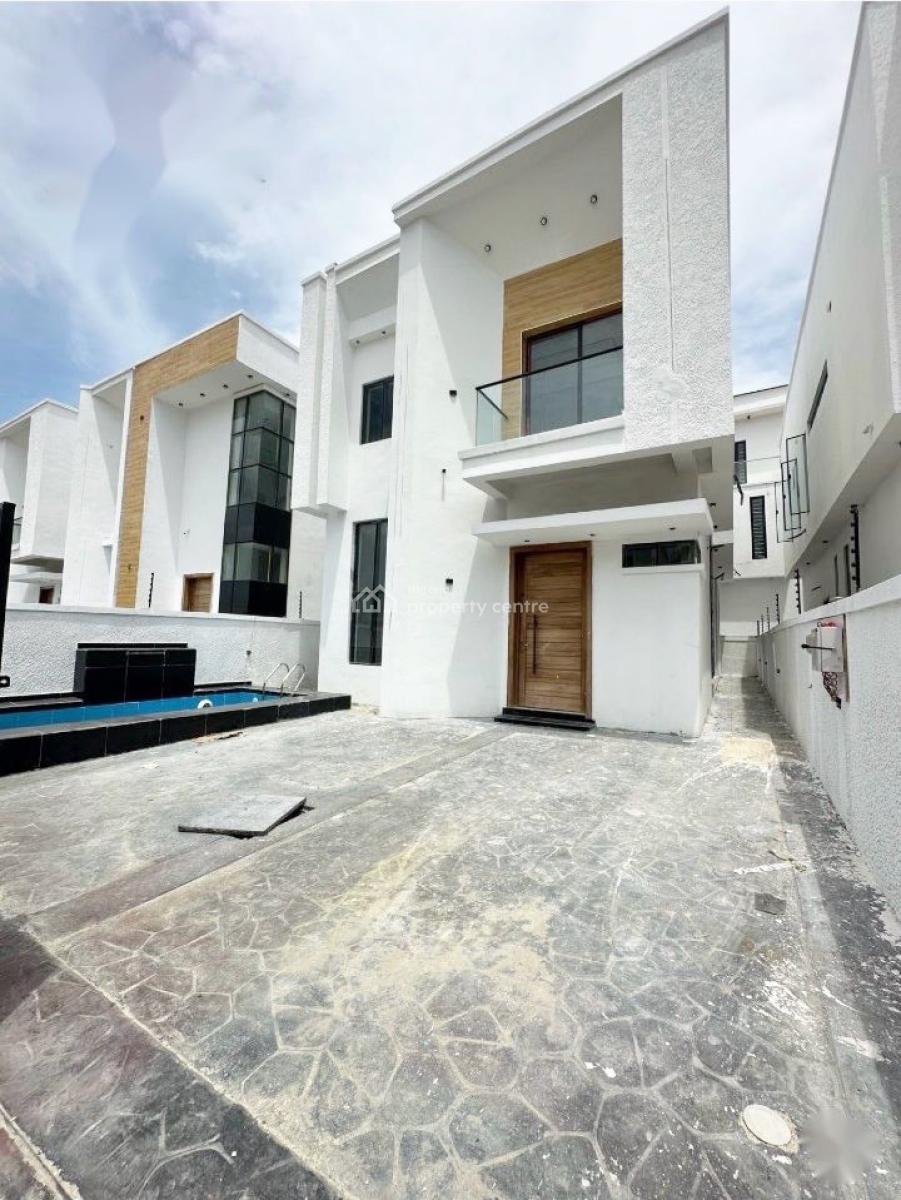 Most Affordable 4-bedroom Fully Detached Home, Pool, Bq, Secure Estate, Chevron Drive, Lekki, Lagos, Detached Duplex for Sale