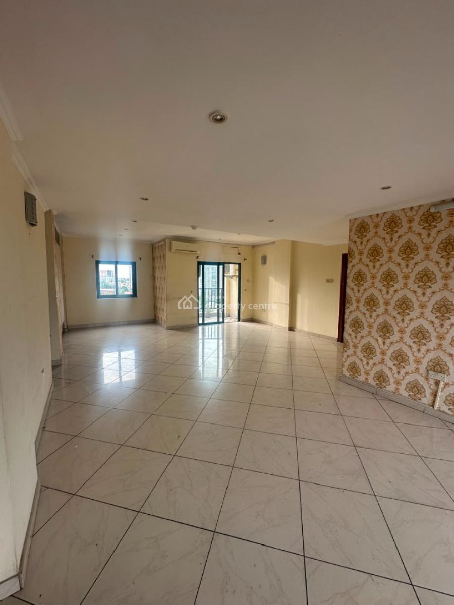 Spacious 3-bedroom Apartment on The 8th Floor, Ikoyi, Lagos, Flat / Apartment for Rent