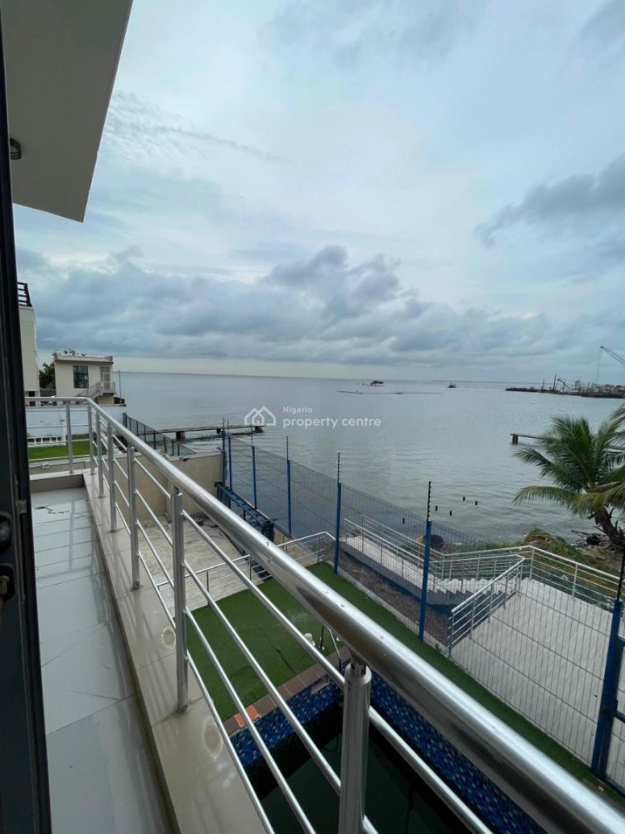 Luxurious 4 Bedroom Fully Furnished Waterfront Service Terrace Duplex, Lekki Phase 1, Lekki, Lagos, Terraced Duplex for Rent