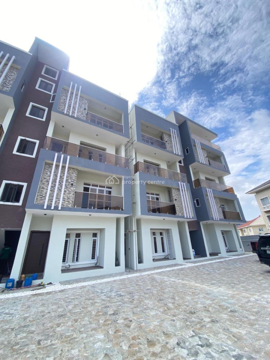 Luxury 3 Bedroom Newly Built Service Maisonette Apartment with Bq, Lekki Phase 1, Lekki, Lagos, Flat / Apartment for Sale
