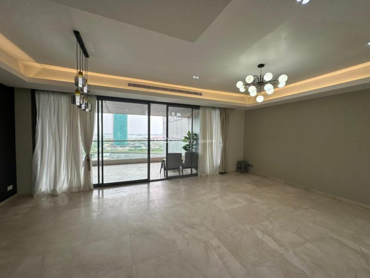 Fully Serviced Sea View Luxury 3 Bedroom Flat on The 4th Floor, All Ro, Eko Pearl Tower, Victoria Island Lagos*, Victoria Island (vi), Lagos, Flat / Apartment for Rent