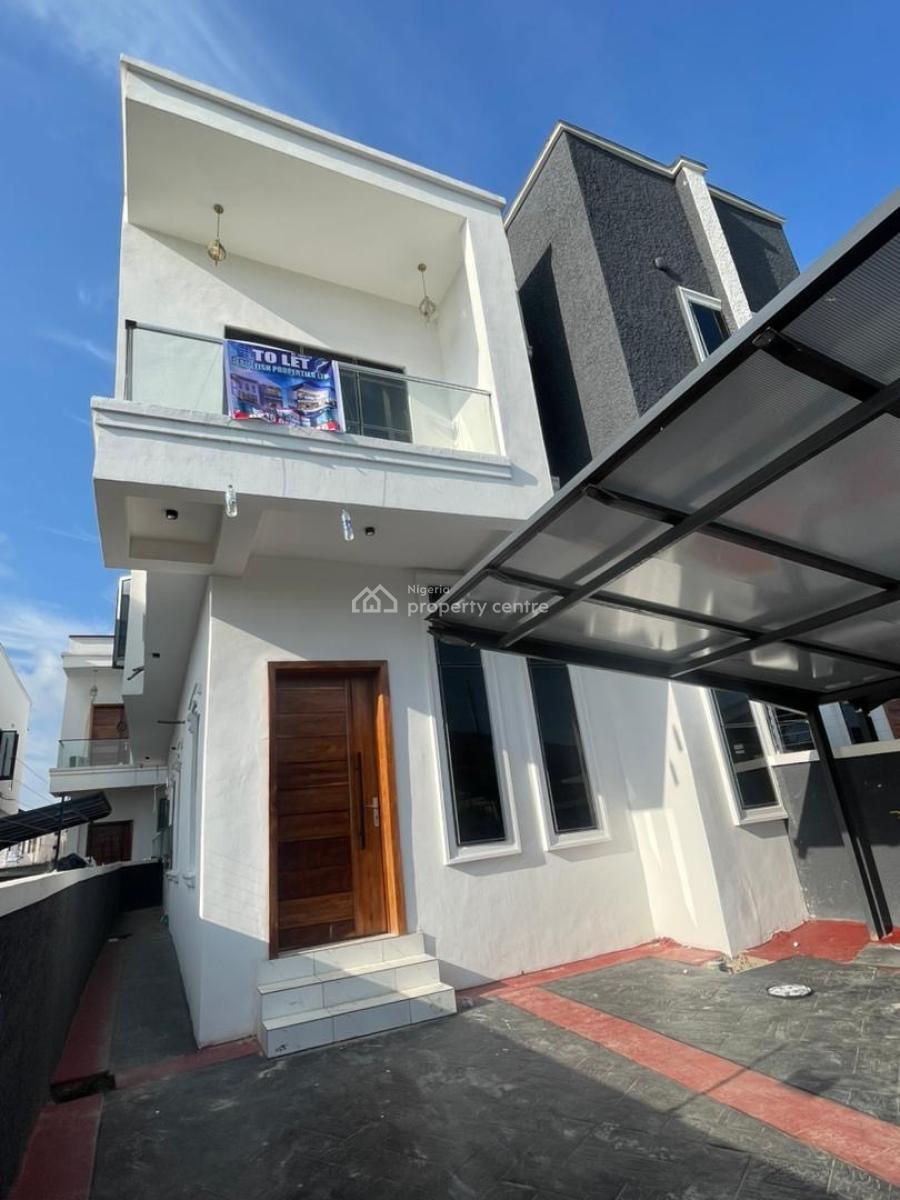 Luxury 4 Bedrooms Semi Detached Duplex Self Compound with a Bq, Lekki County Home, Ikota, Lekki, Lagos, Semi-detached Duplex for Rent