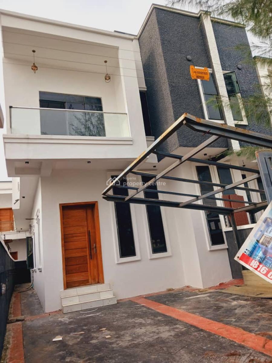 Luxury 4 Bedrooms Semi Detached Duplex Self Compound with a Bq, Lekki County Home, Ikota, Lekki, Lagos, Semi-detached Duplex for Rent