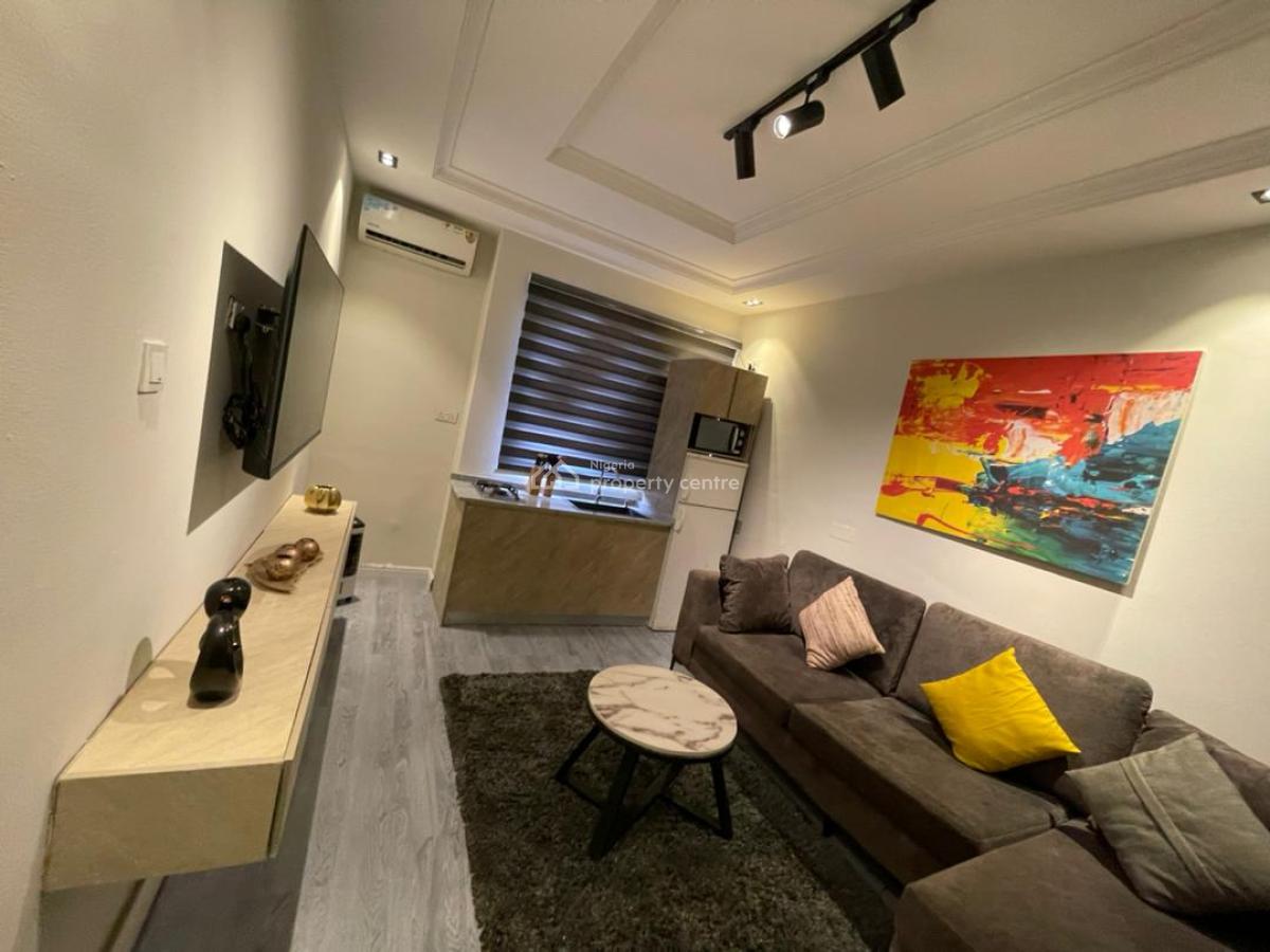 Luxury Fully Furnished 1 Bedroom Apartment, Off Admiralty Road, Lekki Phase 1, Lekki, Lagos, Mini Flat (room and Parlour) for Rent