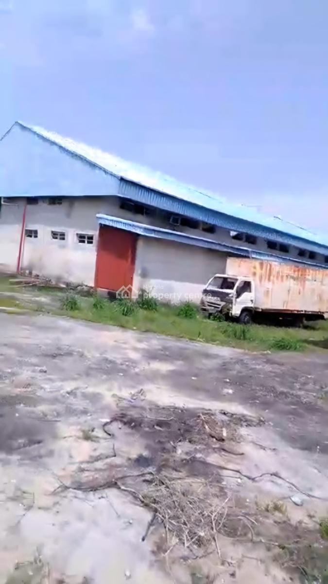 6000sqm of Land Facing Express with Warehouses & Structures, Lakowe, Ibeju Lekki, Lagos, Commercial Land for Sale