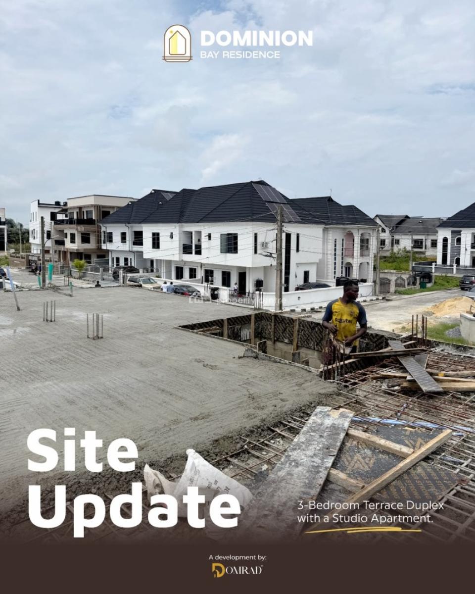 3 Bedroom Terrace + Studio Apartments, Abraham Adesanya, Ajah, Lagos, Terraced Duplex for Sale