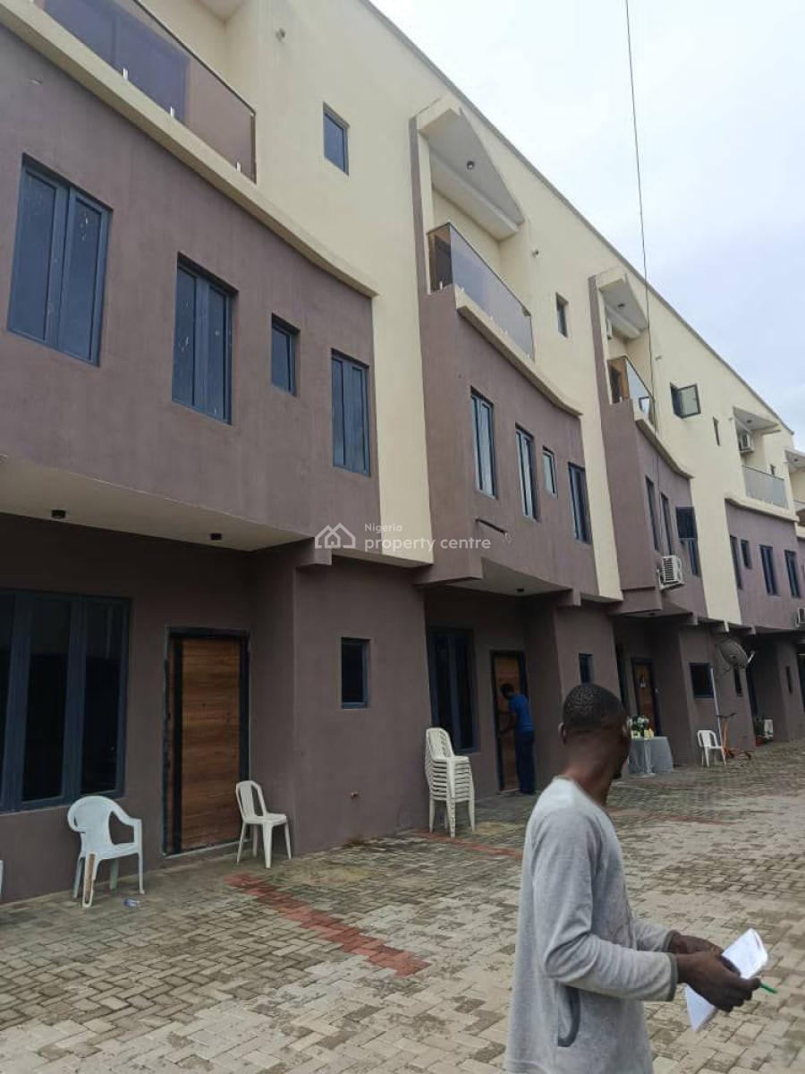 Brand New Magnificent 4 Bedroom Duplex with Bq in a Serene Estate, Ifako, Gbagada, Lagos, Terraced Duplex for Sale