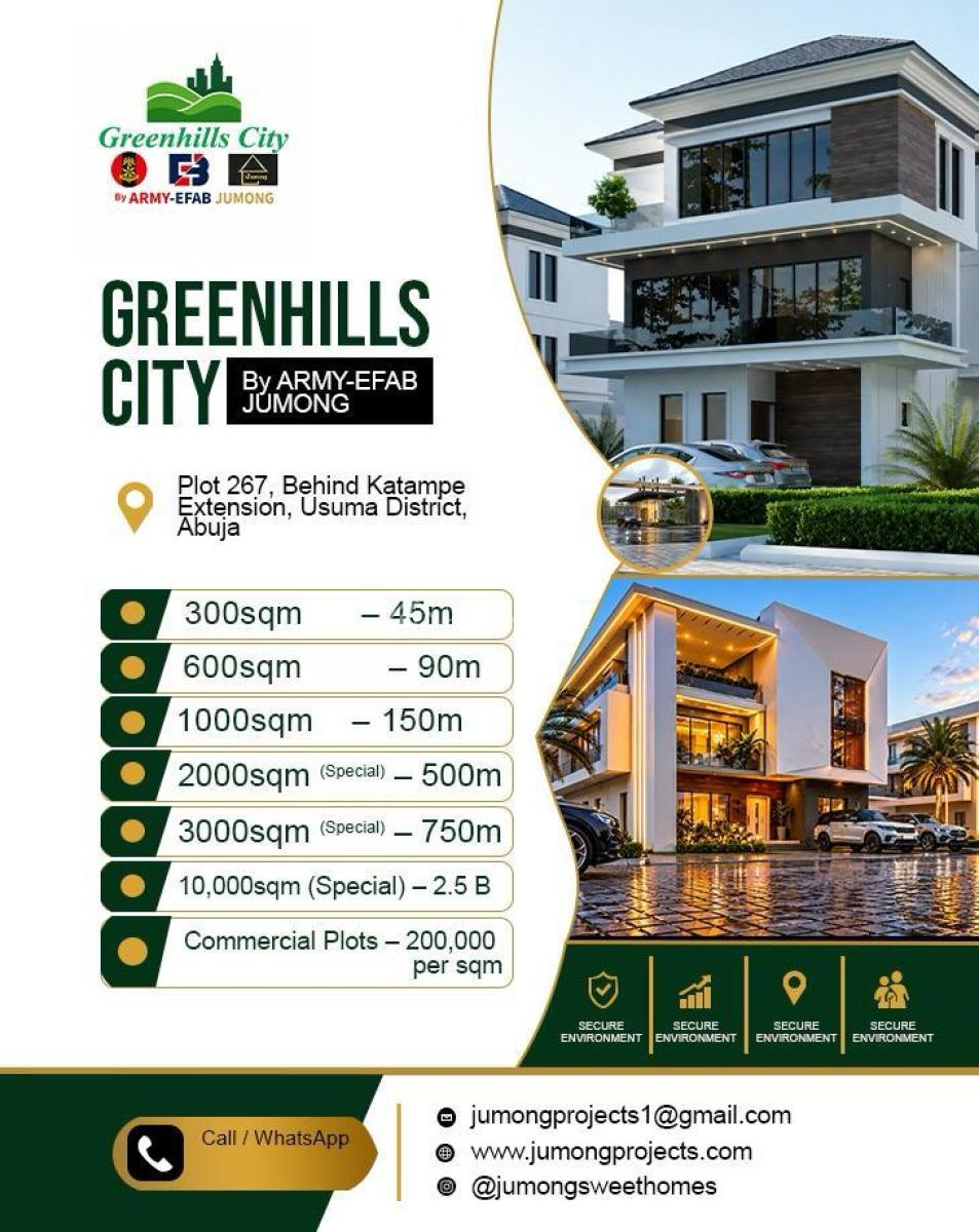Land Built to Carcass Level, Plot 267, Behind Katampe Ext. Usuma District, Katampe Extension, Katampe, Abuja, Mixed-use Land for Sale