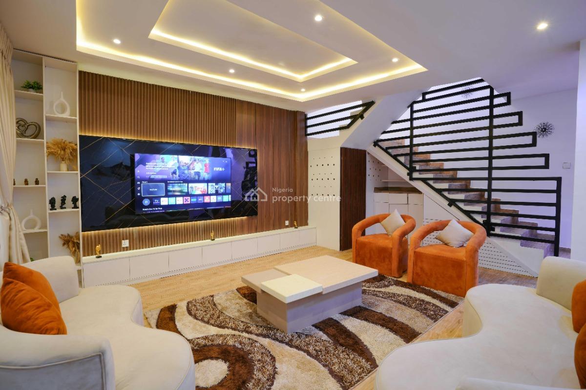 Furnished 4 Bedroom Terraced Duplex, Blenco Supermarket, Ikate, Lekki, Lagos, Terraced Duplex for Rent