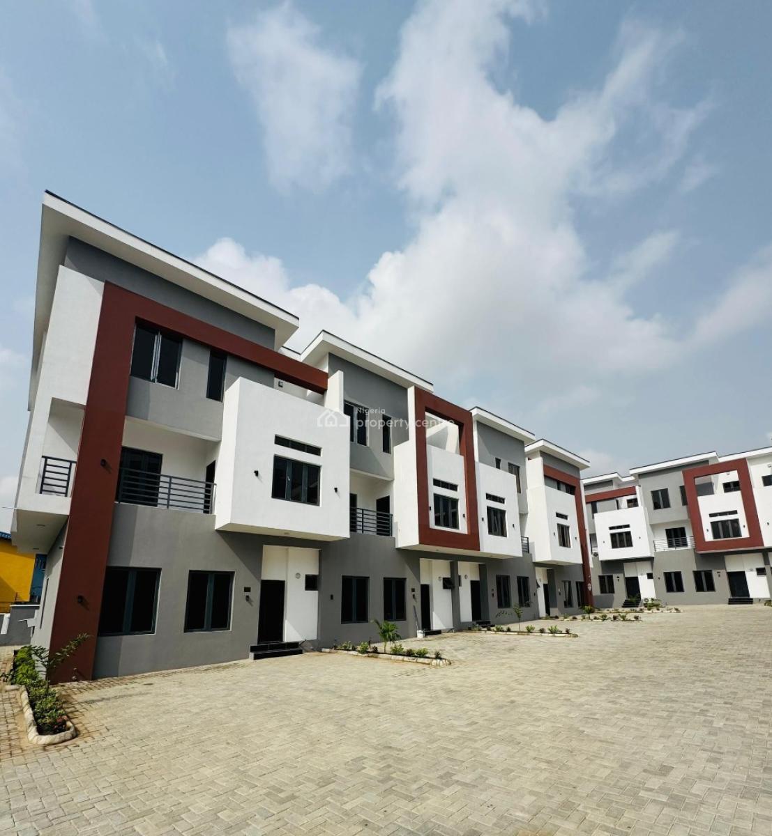 Stunning Built 4 Bedroom Terrace Duplex with Bq, Oregun, Ikeja, Lagos, Terraced Duplex for Sale