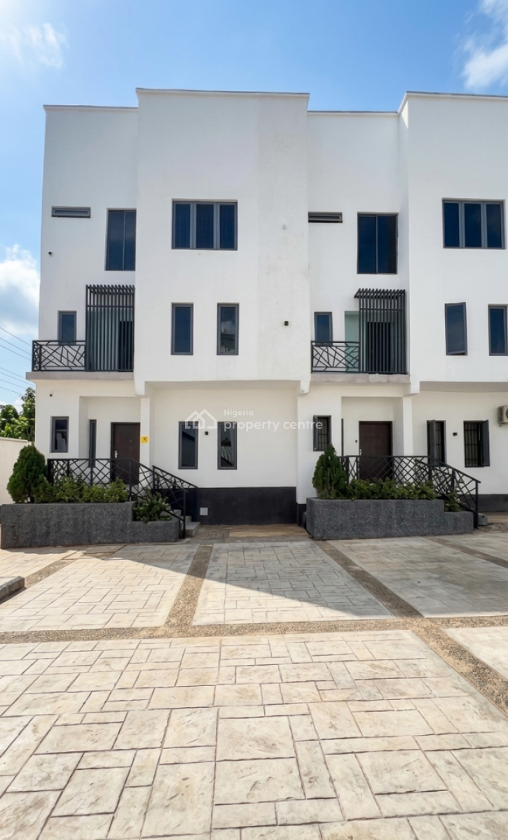 4 Bedroom Terrace Duplex with Bq, Guzape District, Abuja, Terraced Duplex for Rent