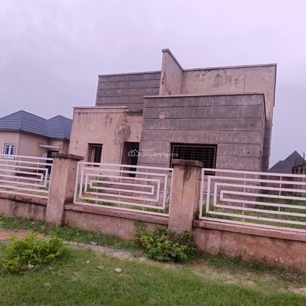 5 Bedrooms Carcass and Bq, Grandeur Estate, Fha (f.h.a), Lugbe District, Abuja, Detached Duplex for Sale