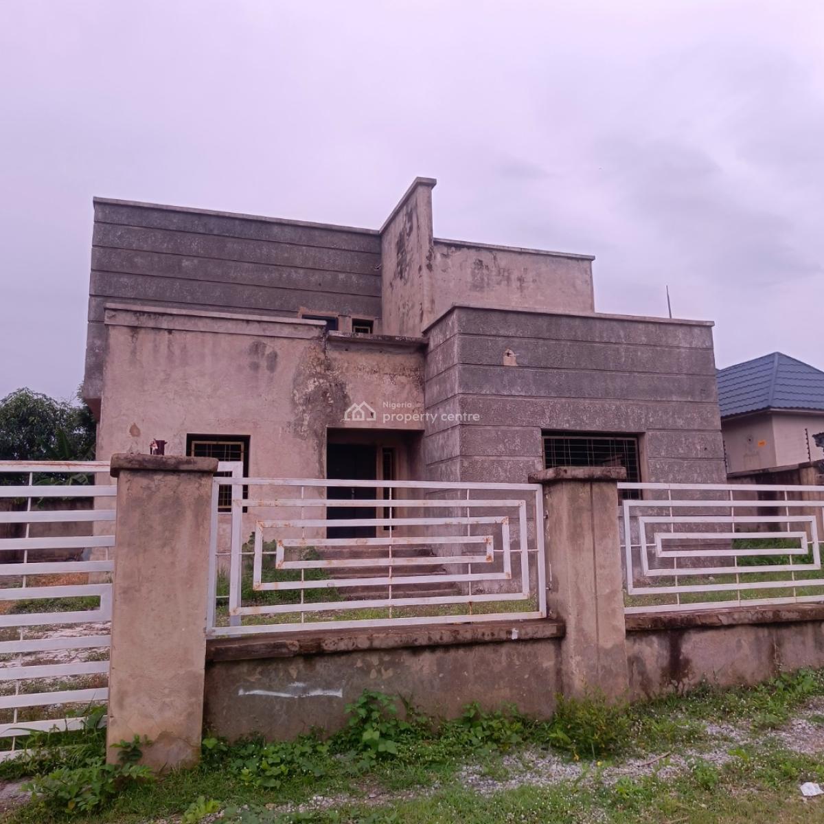 5 Bedrooms Carcass and Bq, Grandeur Estate, Fha (f.h.a), Lugbe District, Abuja, Detached Duplex for Sale