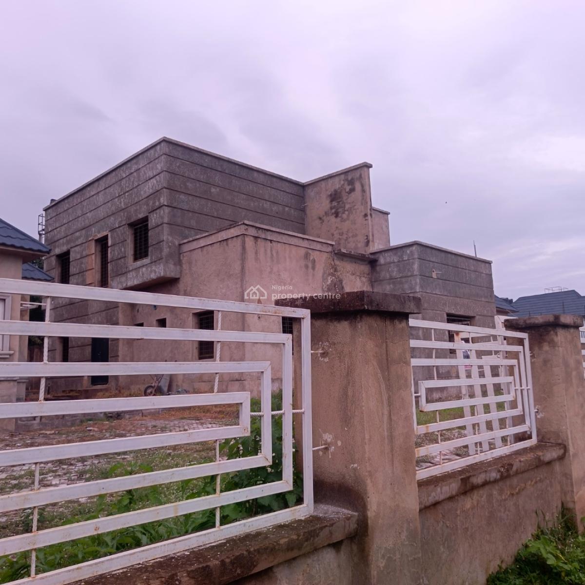 5 Bedrooms Carcass and Bq, Grandeur Estate, Fha (f.h.a), Lugbe District, Abuja, Detached Duplex for Sale