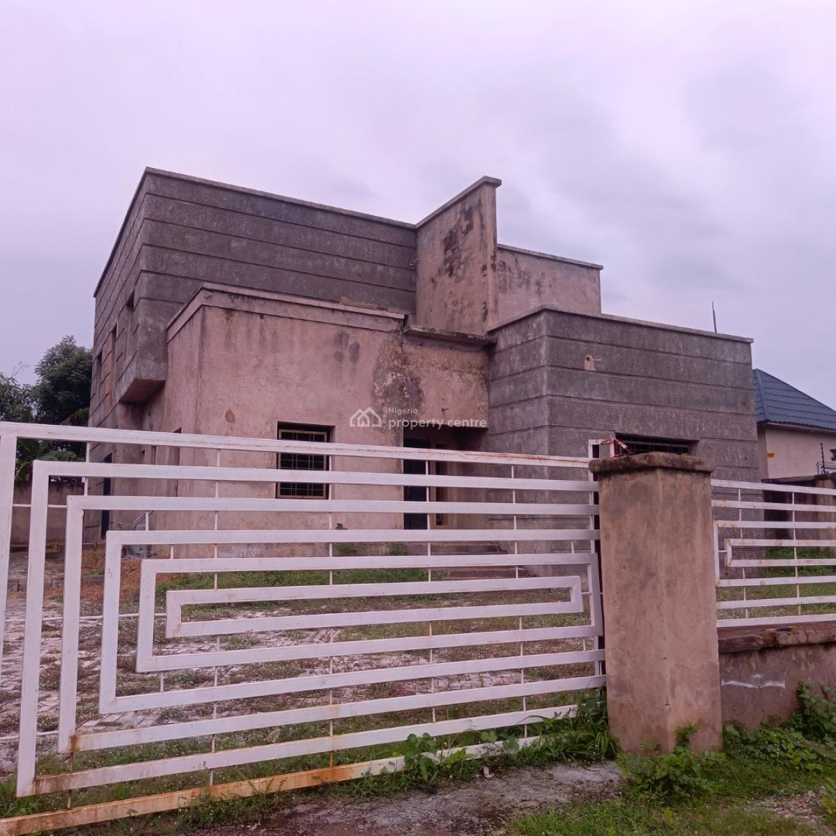5 Bedrooms Carcass and Bq, Grandeur Estate, Fha (f.h.a), Lugbe District, Abuja, Detached Duplex for Sale