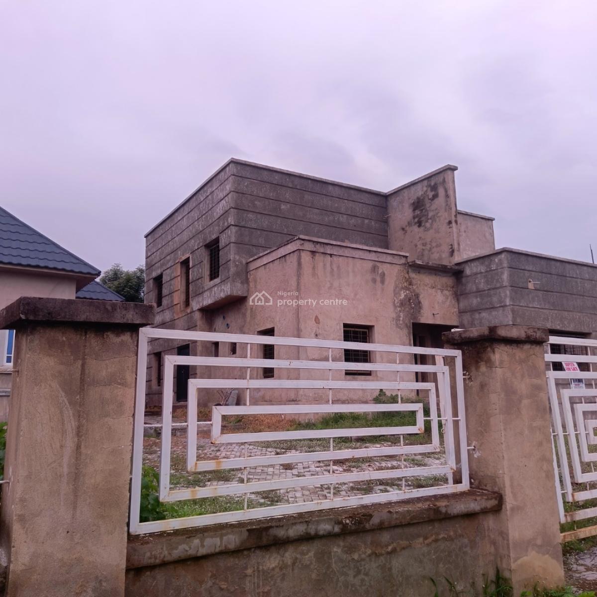 5 Bedrooms Carcass and Bq, Grandeur Estate, Fha (f.h.a), Lugbe District, Abuja, Detached Duplex for Sale