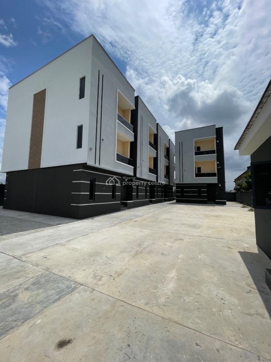 Newly Built 4 Bedroom Terrace Duplex with a Bq, Abraham Adesanya Bus Stop, Ajah, Lagos, Terraced Duplex for Rent