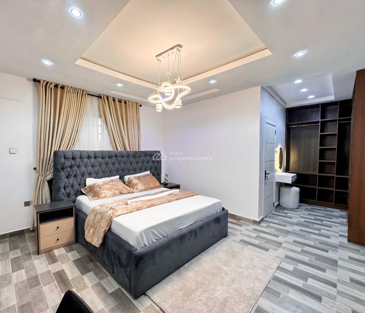 Cozy 3 Bedroom Duplex with Concierge Service, Blenco Supermarket, Ikate, Lekki, Lagos, Terraced Duplex Short Let