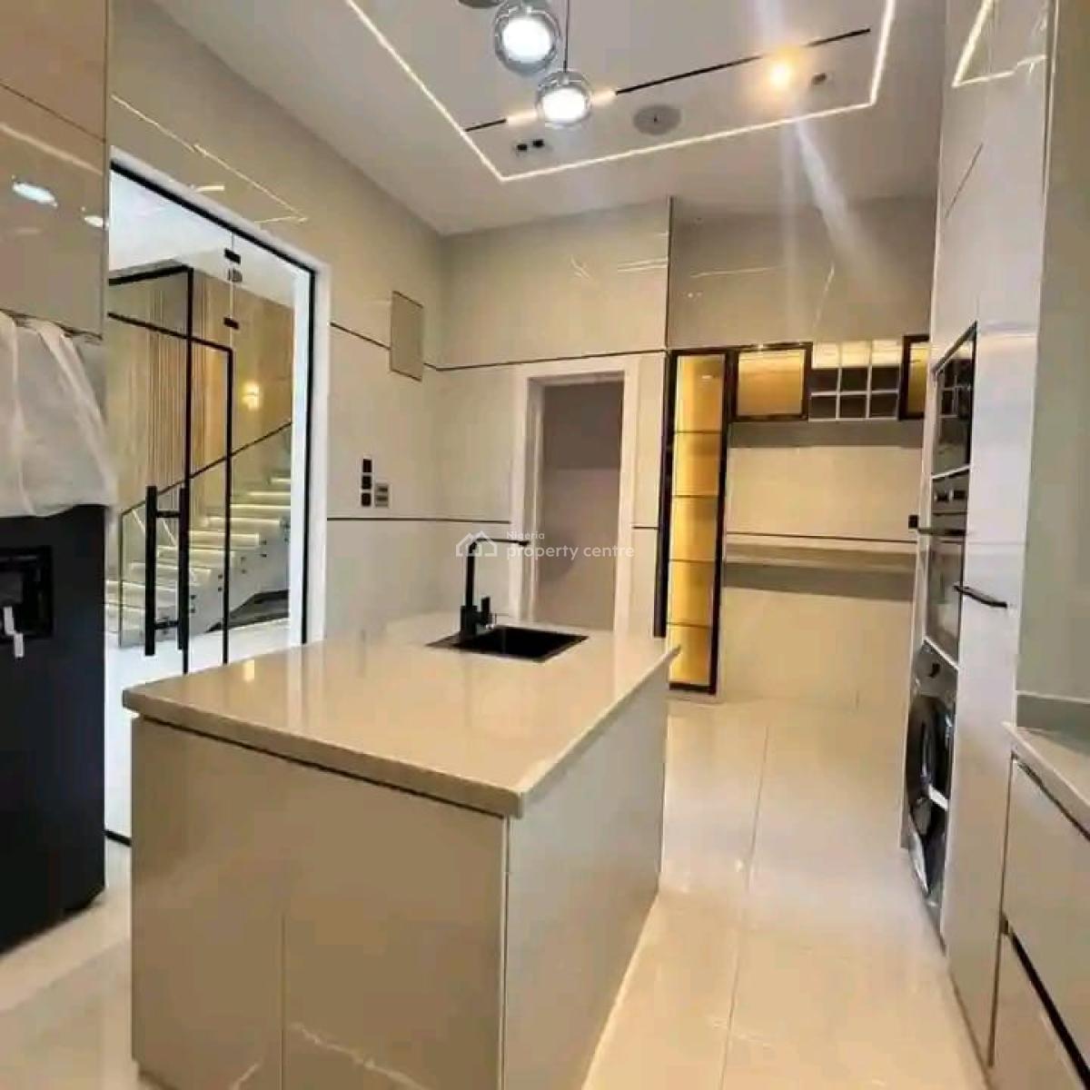 Contemporary 5 Bedroom Detached Duplex with Swimming Pool, Chevron, Lekki, Lagos, House for Sale