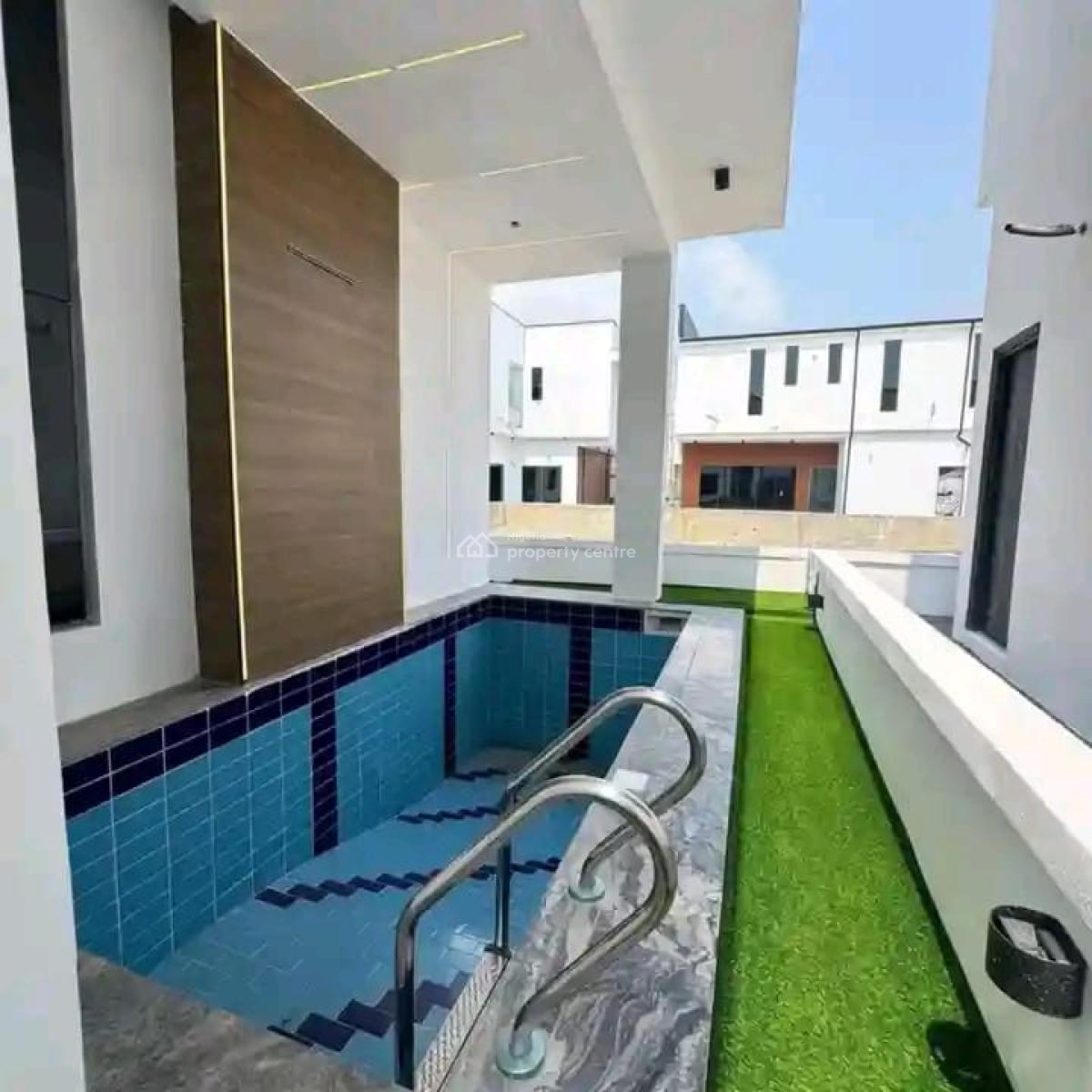 Contemporary 5 Bedroom Detached Duplex with Swimming Pool, Chevron, Lekki, Lagos, House for Sale