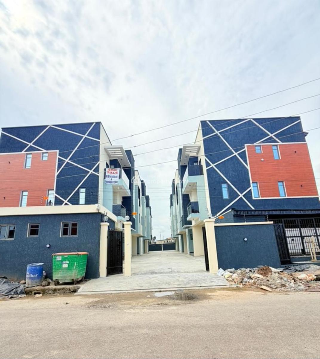 Nicely Built 4 Bedroom Terrace Duplex Plus Bq with C of O, Ikeja, Lagos, Terraced Duplex for Sale