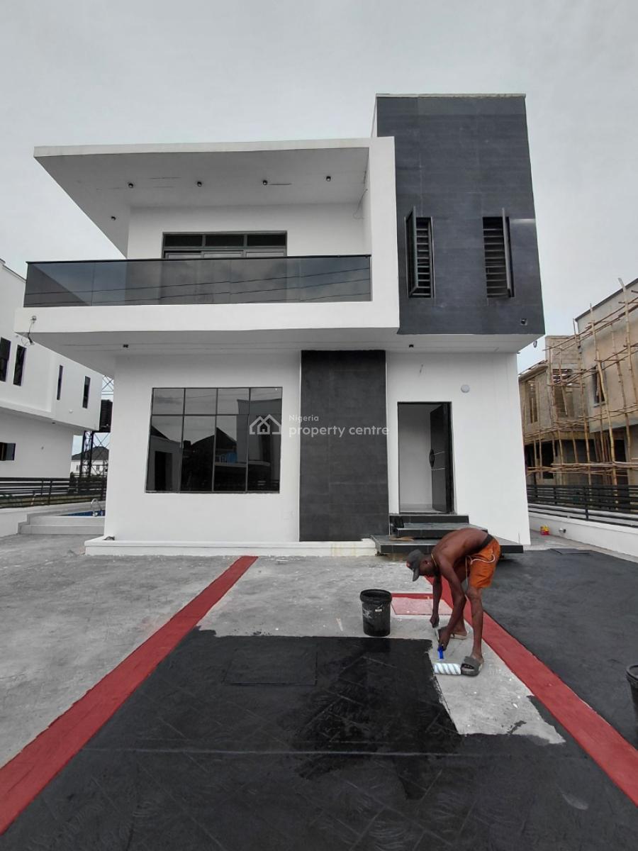 Newly Built 4-bedroom Detached Duplex with Bq, Sangotedo, Ajah, Lagos, Detached Duplex for Sale