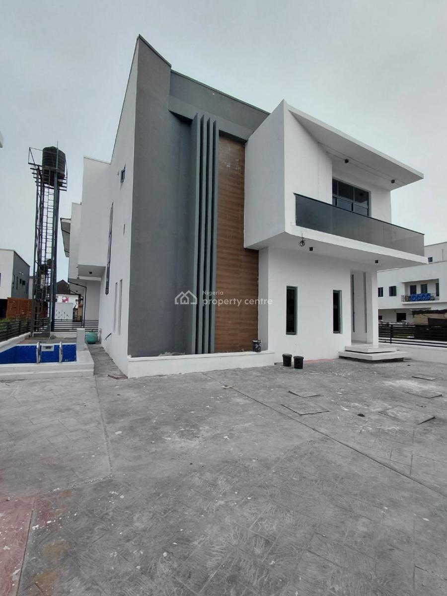 Newly Built 5 Bedroom Detached Duplex with Bq, Sangotedo, Ajah, Lagos, Detached Duplex for Sale