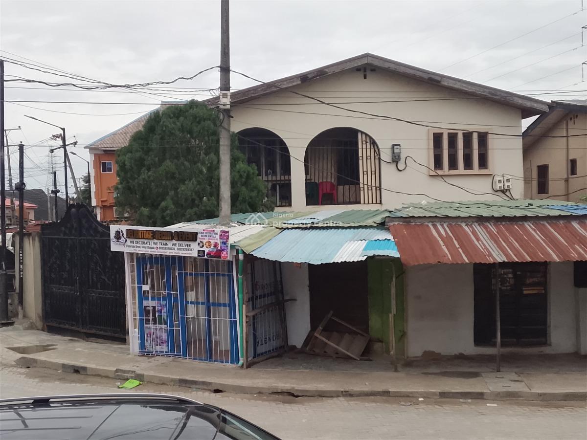 5 Bedroom Detached House + Mini-flat Bq on 800m2 Corner Piece Land, Femi Kufo Street By Brown Street, Soluyi, Soluyi, Gbagada, Lagos, Detached Duplex for Sale