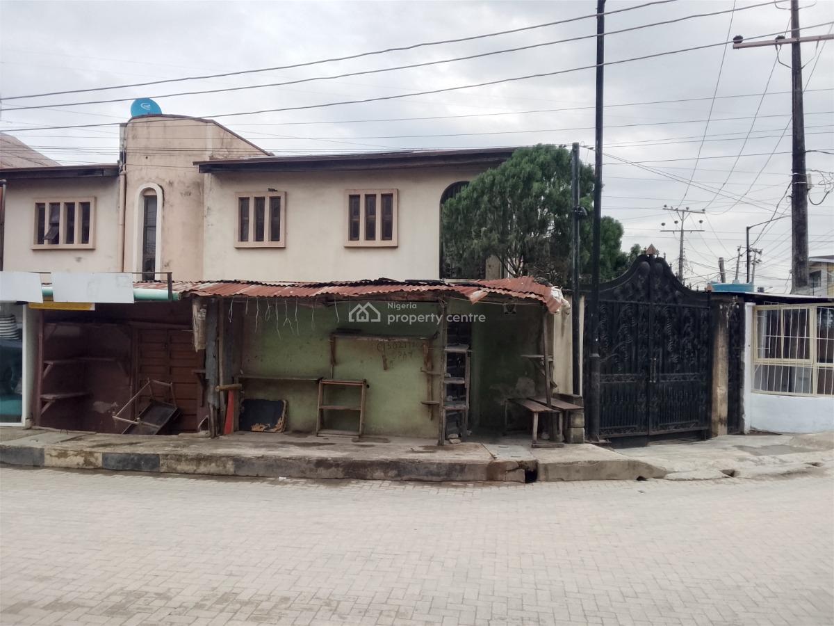 5 Bedroom Detached House + Mini-flat Bq on 800m2 Corner Piece Land, Femi Kufo Street By Brown Street, Soluyi, Soluyi, Gbagada, Lagos, Detached Duplex for Sale