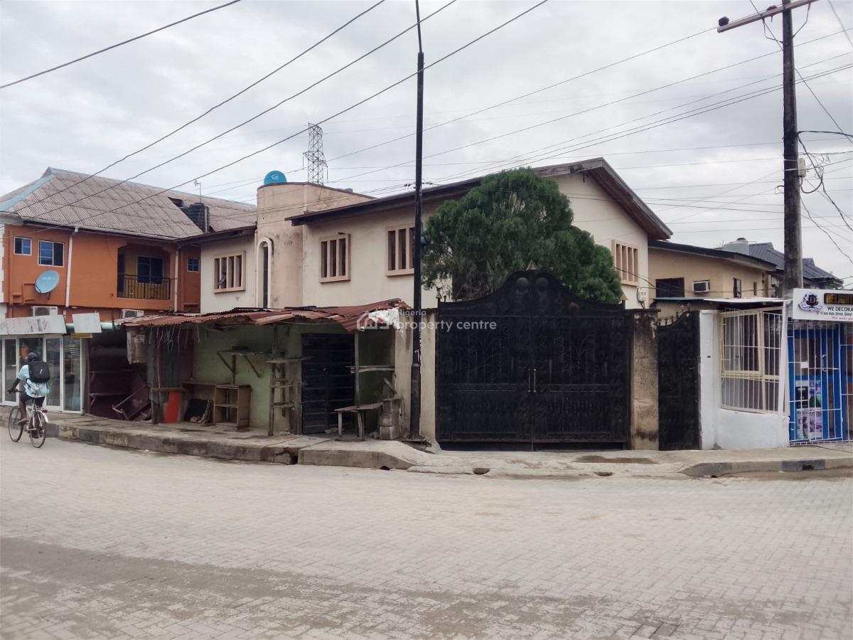 5 Bedroom Detached House + Mini-flat Bq on 800m2 Corner Piece Land, Femi Kufo Street By Brown Street, Soluyi, Soluyi, Gbagada, Lagos, Detached Duplex for Sale
