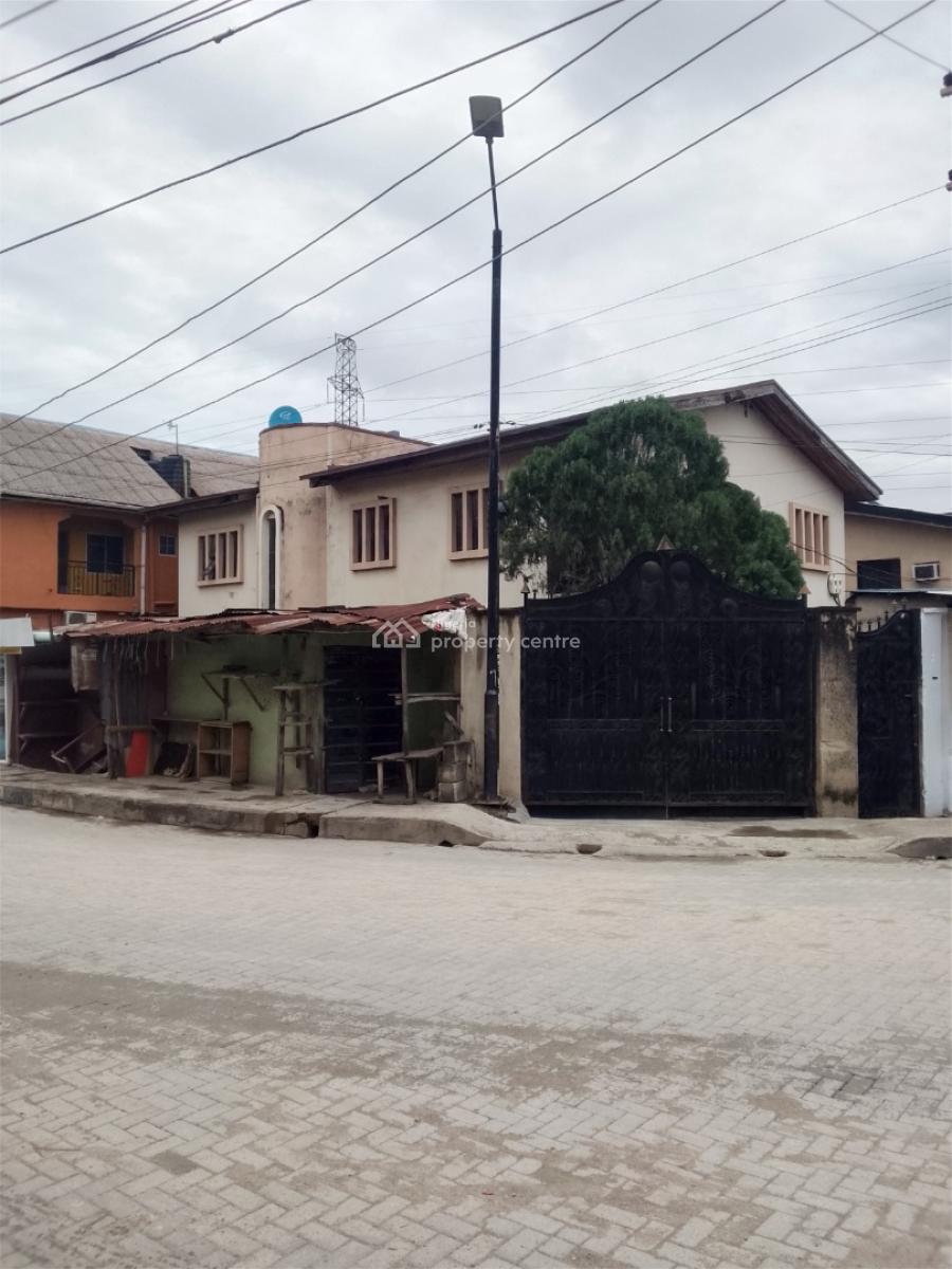 5 Bedroom Detached House + Mini-flat Bq on 800m2 Corner Piece Land, Femi Kufo Street By Brown Street, Soluyi, Soluyi, Gbagada, Lagos, Detached Duplex for Sale