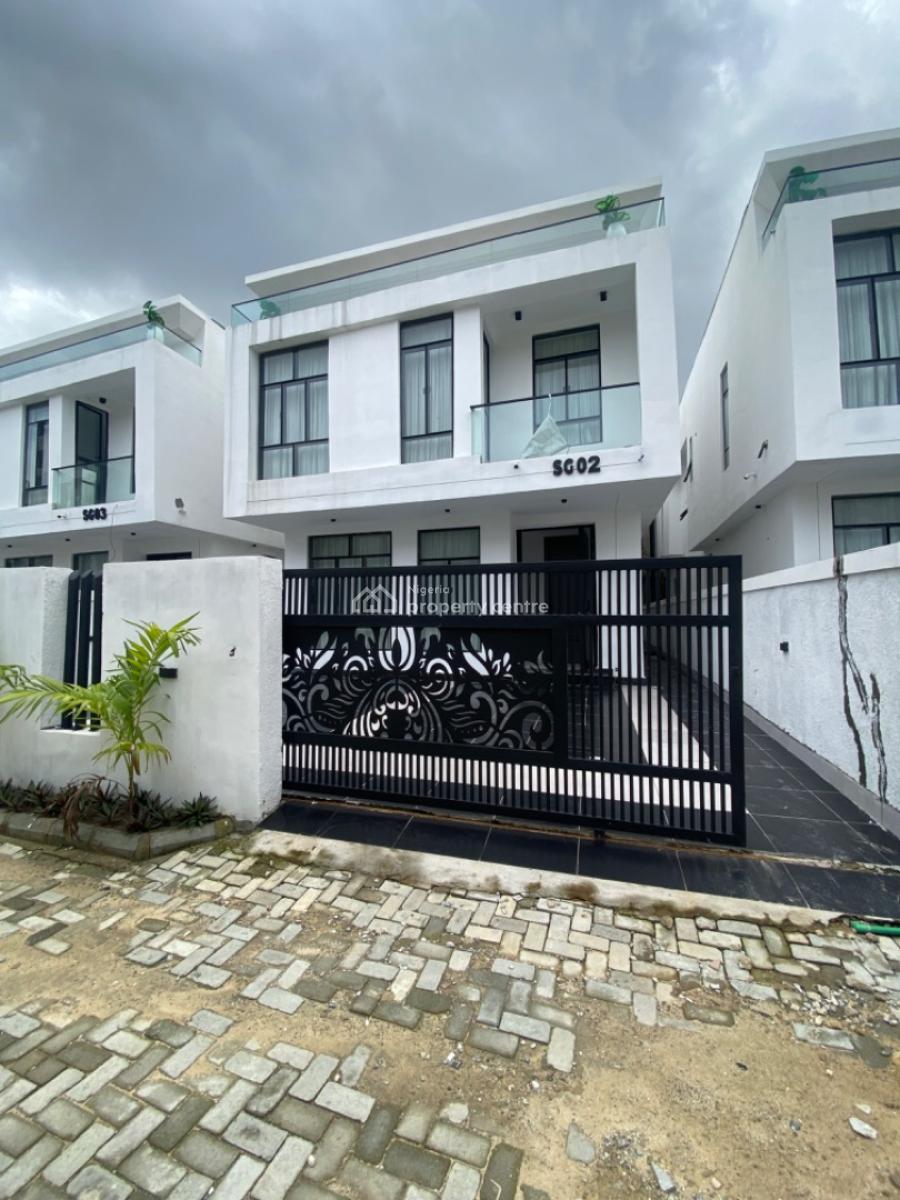 Bran New 5 Bedrooms Fully Detached Duplex, Chevron, Lekki Phase 2, Lekki, Lagos, Detached Duplex for Rent