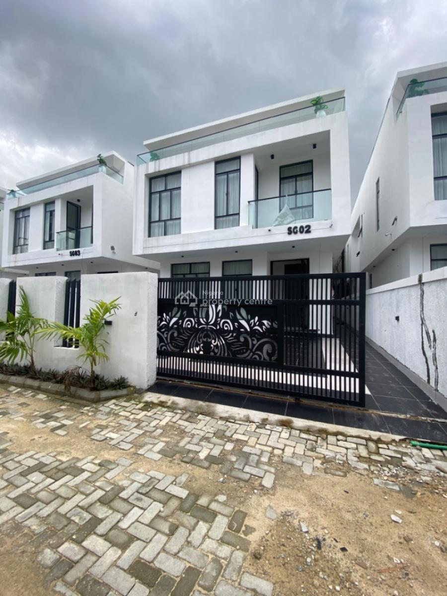 Bran New 5 Bedrooms Fully Detached Duplex, Chevron, Lekki Phase 2, Lekki, Lagos, Detached Duplex for Rent