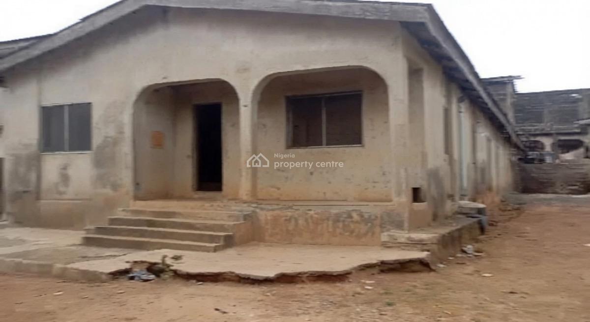 Adaptable 10-room Bungalow, Oyebanji Street, Omitoro, Off Ijede Road, Ijede, Lagos, Detached Bungalow for Sale