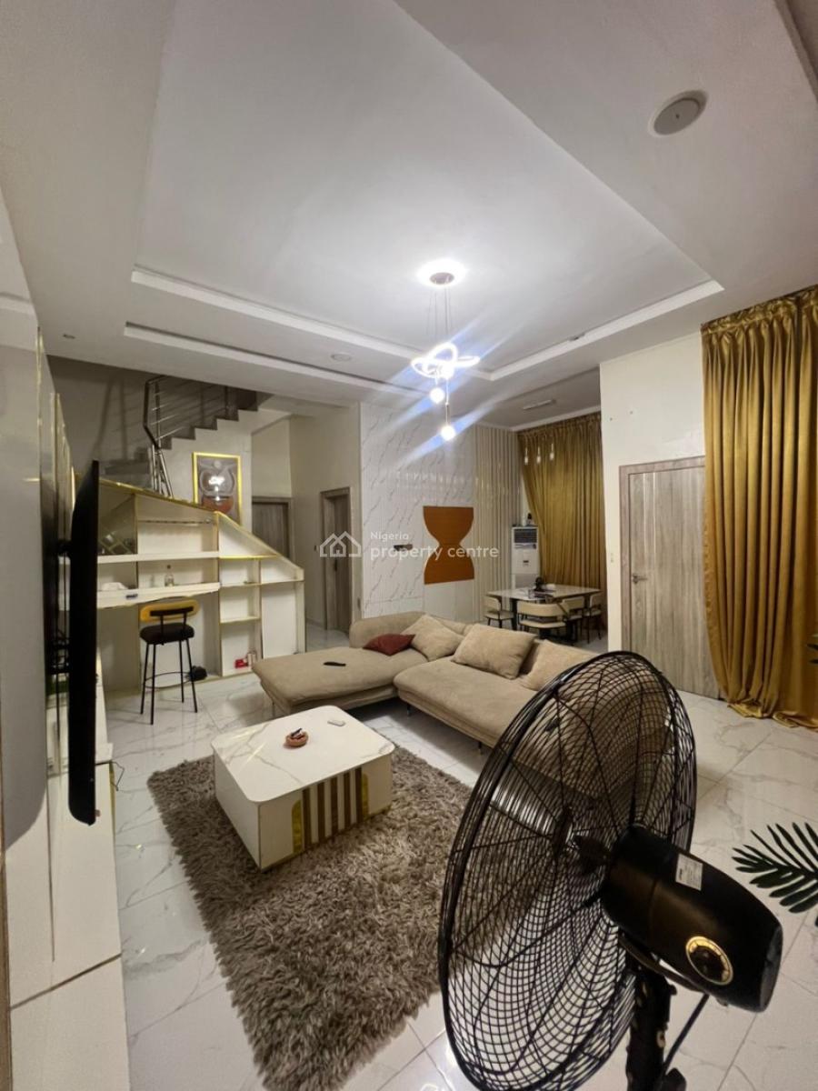 Furnished 4 Bedroom Semi Detached Duplex with Bq, Orchid Road, Lekki, Lagos, Semi-detached Duplex for Rent