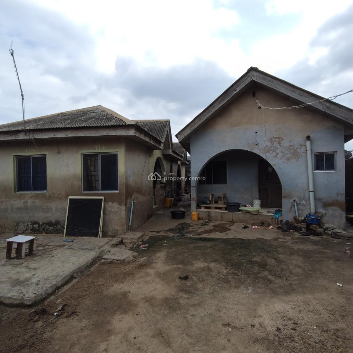 4 Units of Mini Flats on Half Plot, Short Drive From Arepo, Behind Nasfat, Asese, Ibafo, Ogun, Block of Flats for Sale